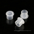 1000pc/bottle  S/M/L/XL Plastic Disposable  Tattoo TOP HAT Ink Cups  Clear Holder Container Cap